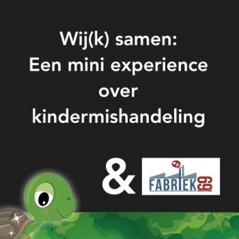 Wij(k) SAMEN.. Een mini – experience over kindermishandeling. Een interactieve bijeenkomst over kindermishandeling voor het (jonge) kind, de ouder(s), de inwoners en beroepskrachten.